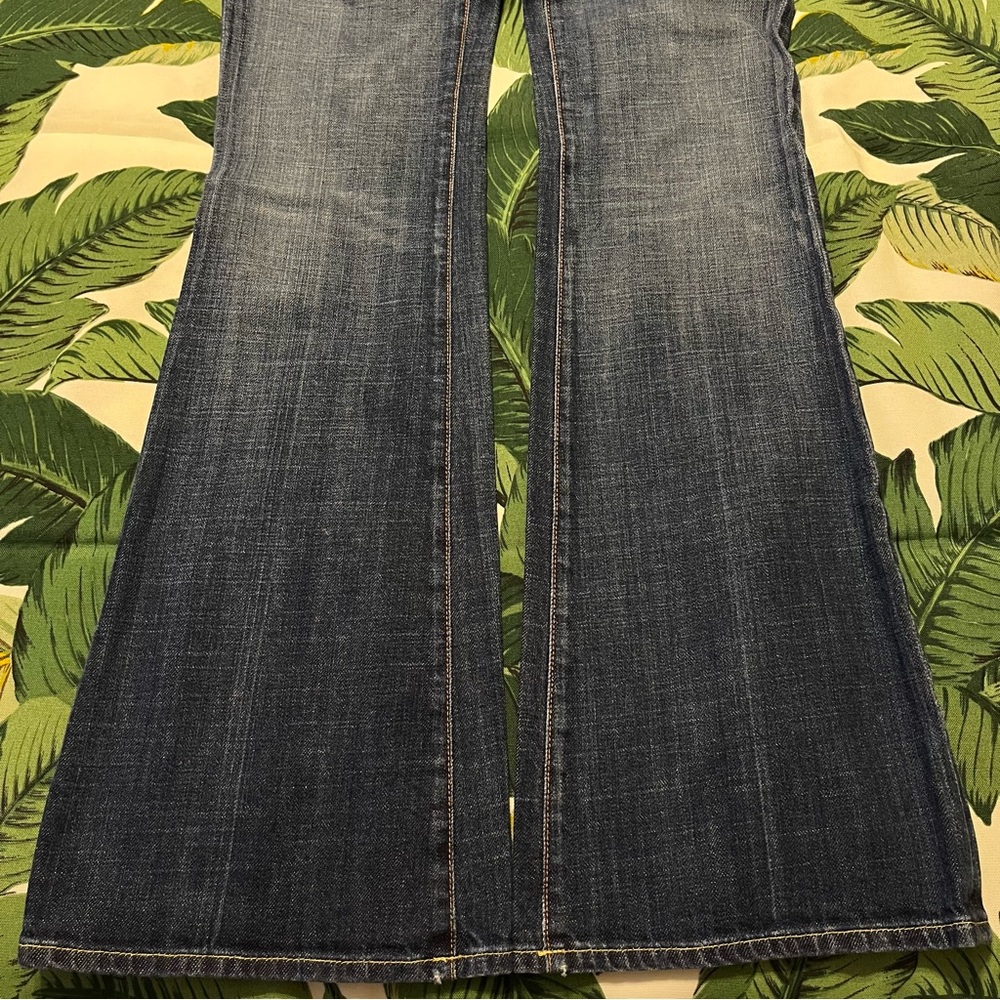 EUC Vintage Citizen of Humanity Low Waist Flair Ingrid #002 Stretch Jeans - Picture 4 of 9